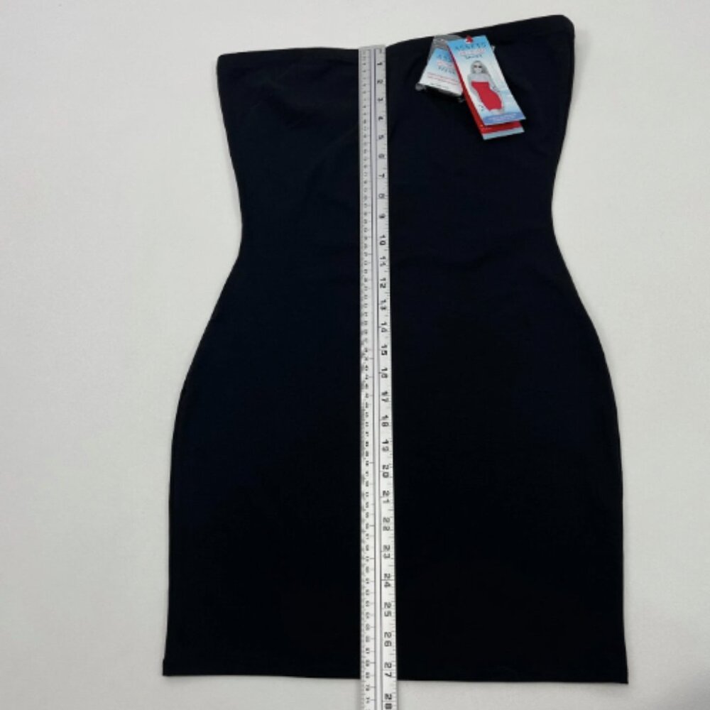 Spanx NWT Assets Red Hot Label Black Sleek Slimmers Full Slip Convertible 1X - Picture 13 of 14